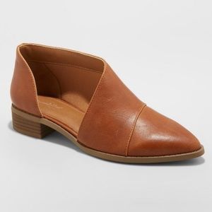 Universal Thread Cut Out Wenda Booties - Cognac